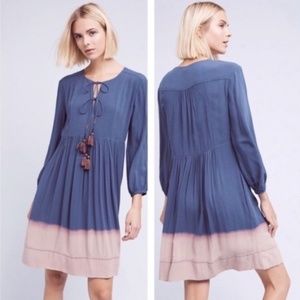 Anthropologie Holding Horses Dip Dye Peasant Dress